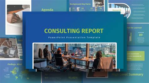 consulting report template ppt